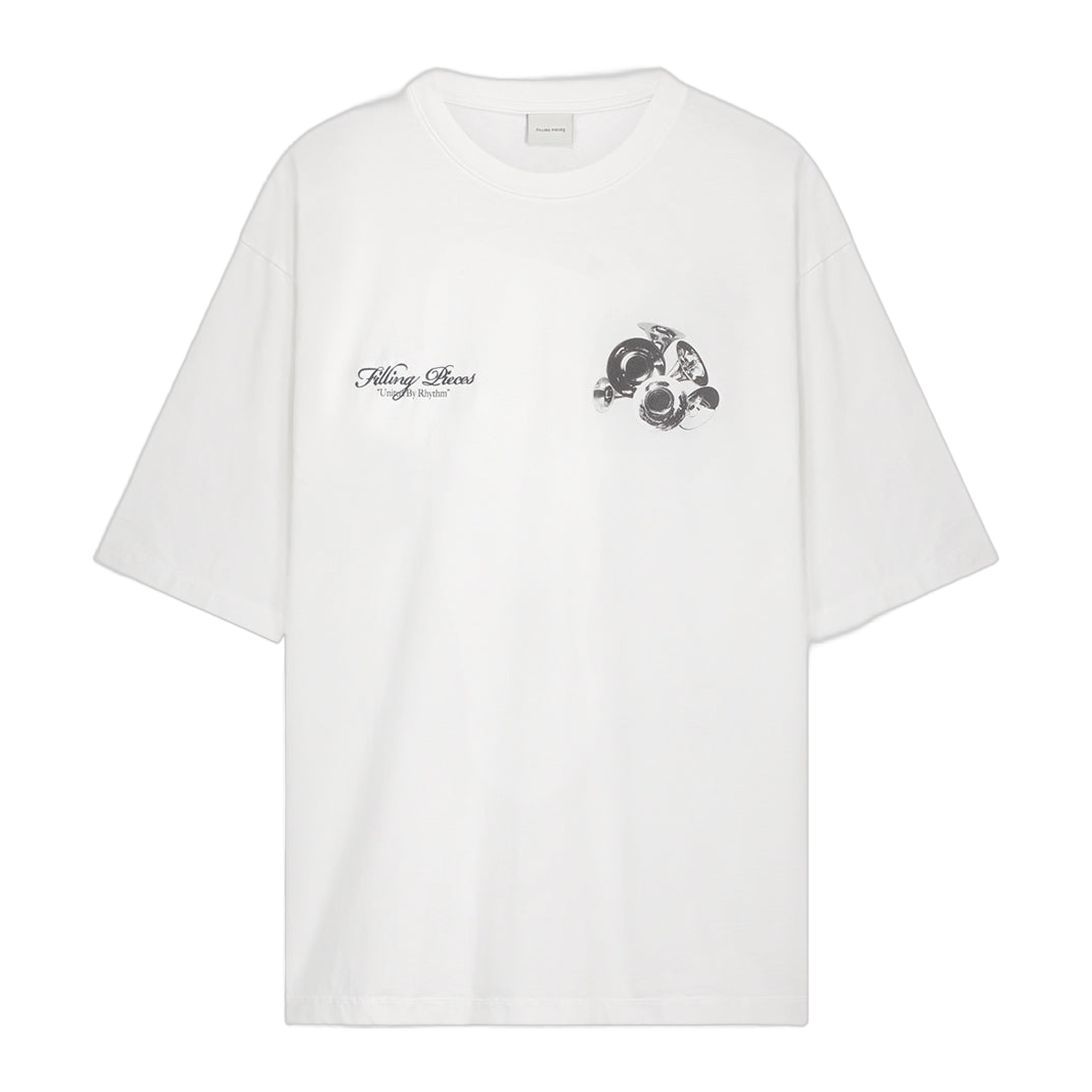 T-shirt Boxy Bouquet White