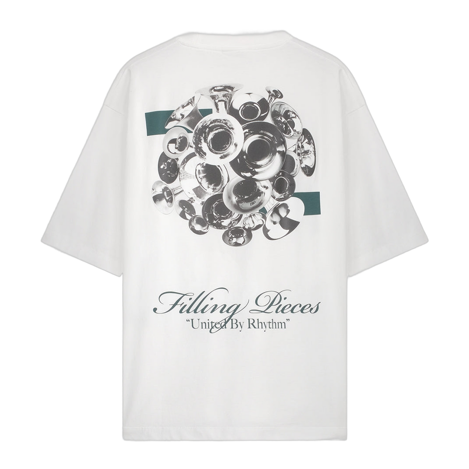 T-shirt Boxy Bouquet White