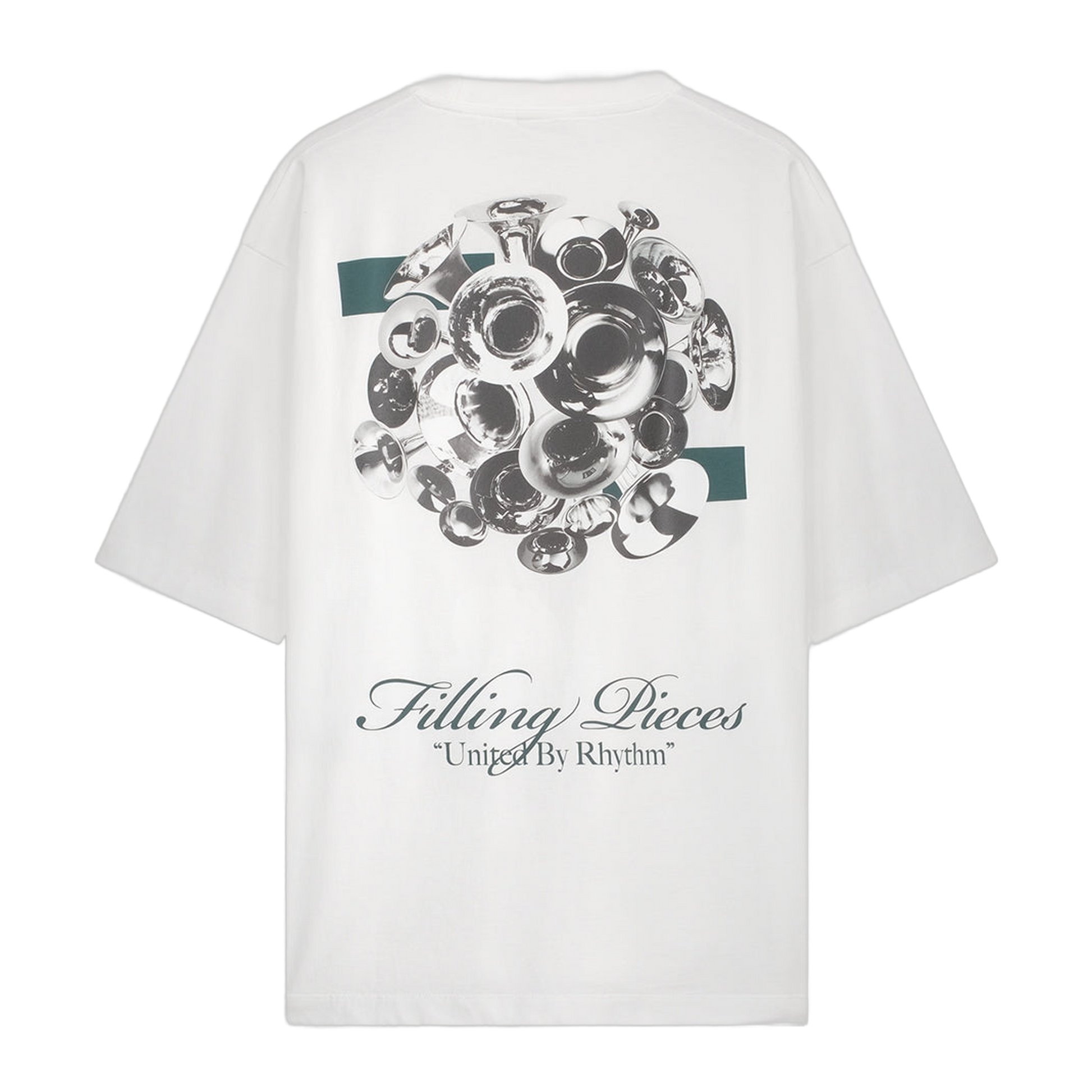 T-shirt Boxy Bouquet White