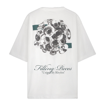 T-shirt Boxy Bouquet White