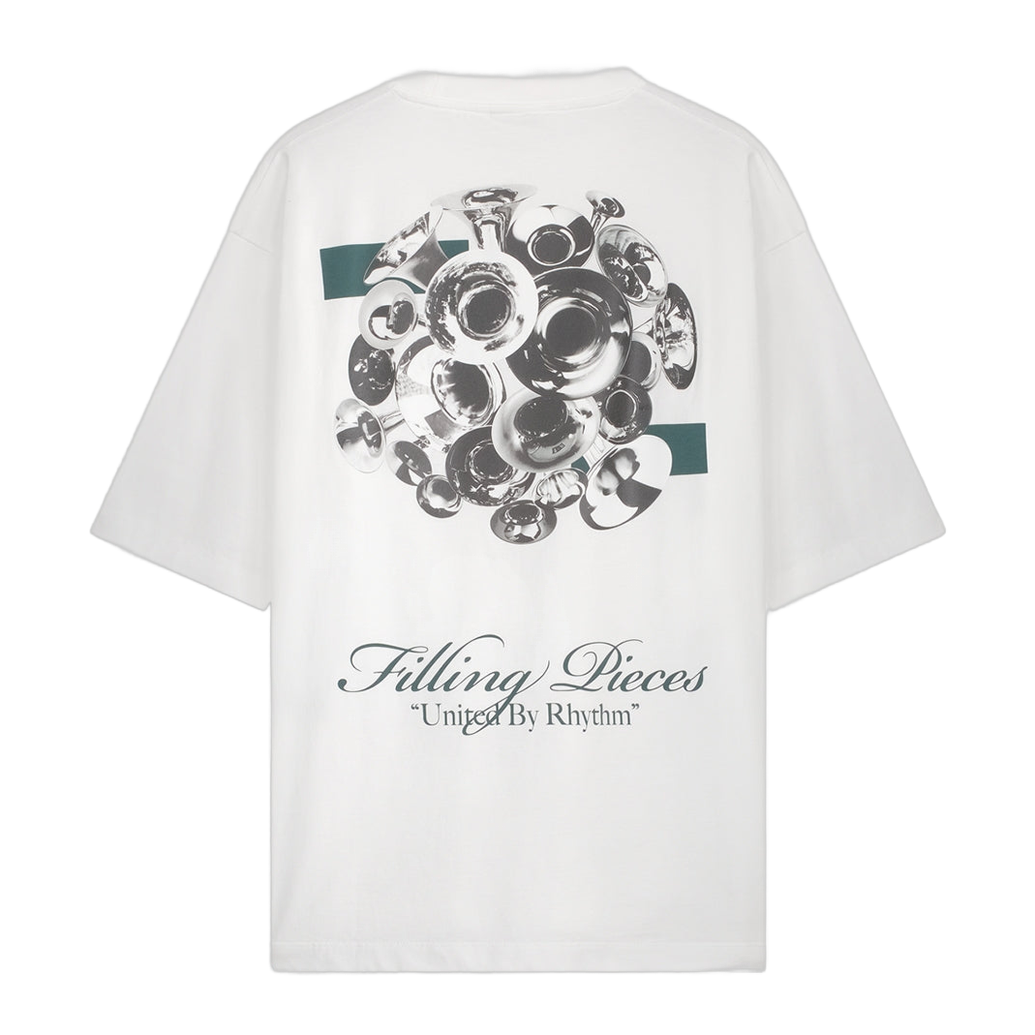 T-shirt Boxy Bouquet White