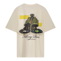 T-shirt DJ Antique White