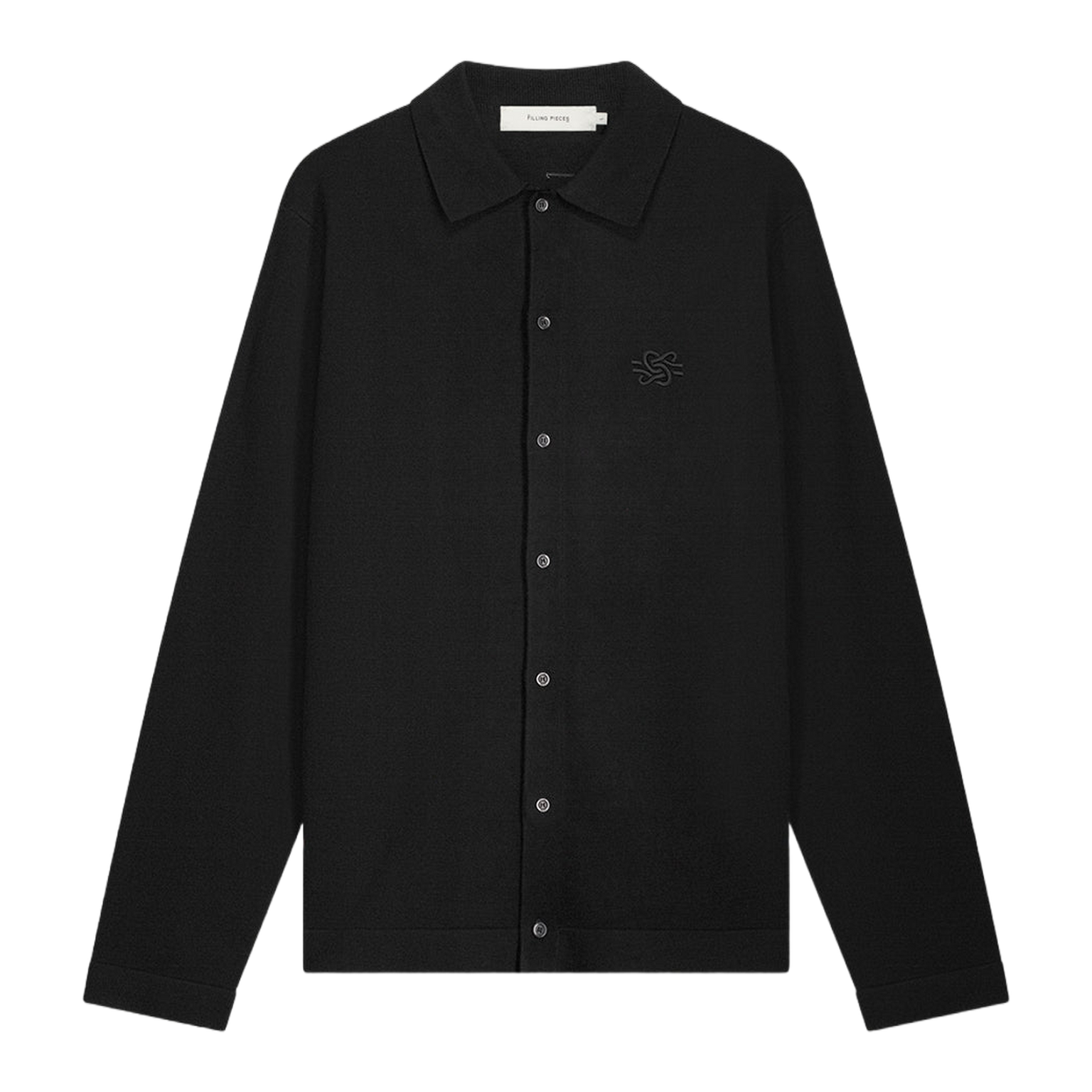 Knit Dress Shirt Black