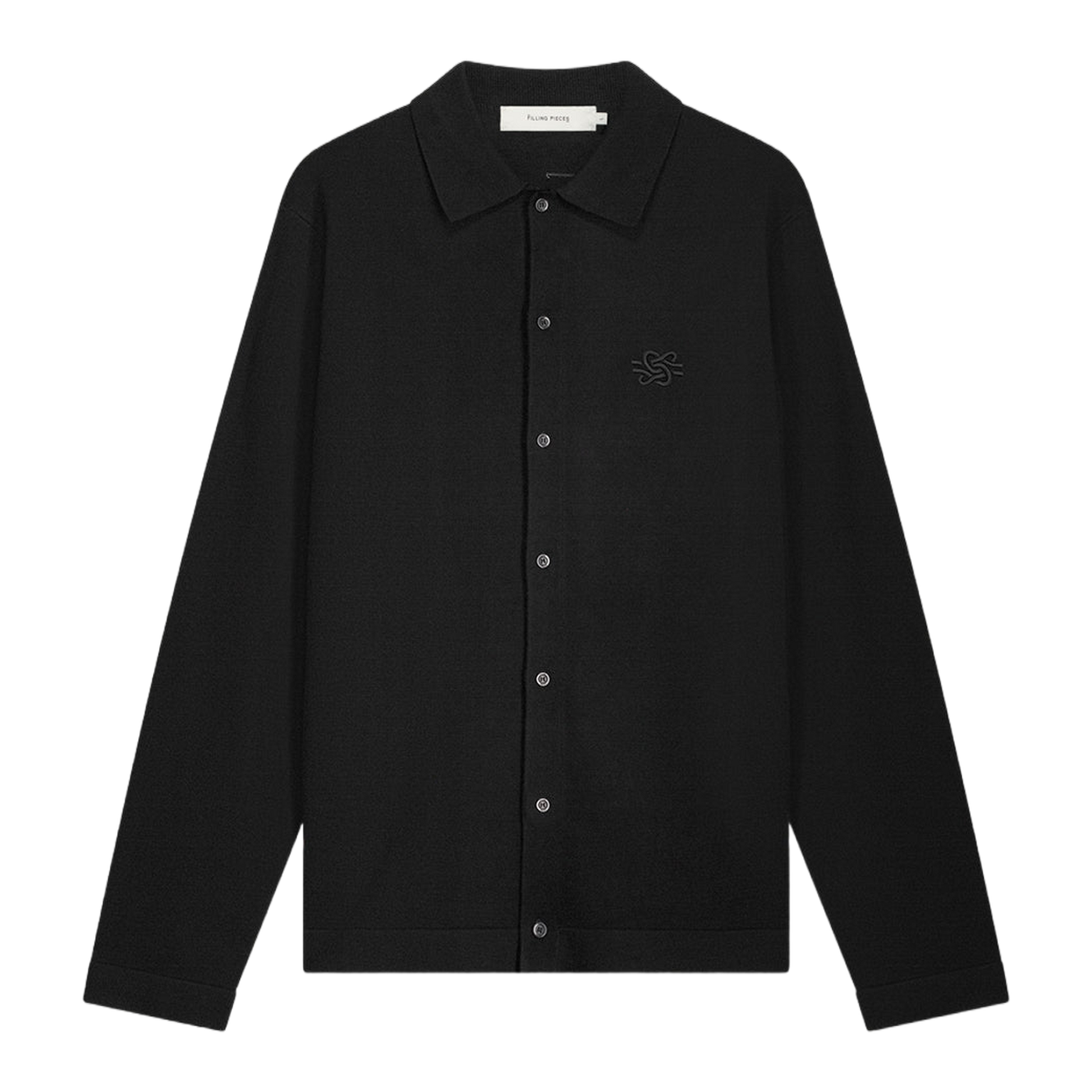 Knit Dress Shirt Black