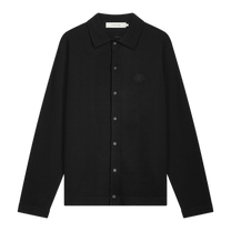 Knit Dress Shirt Black