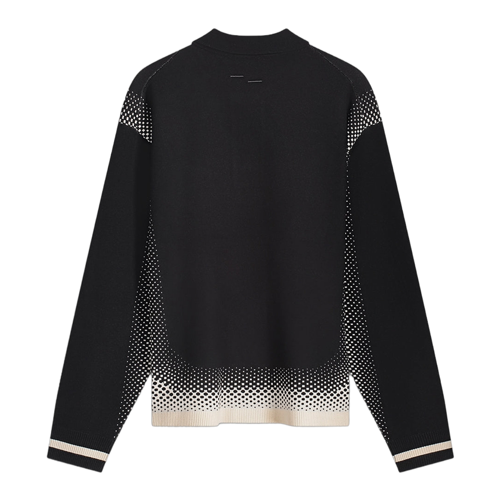 Knit Shirt Rugby Black