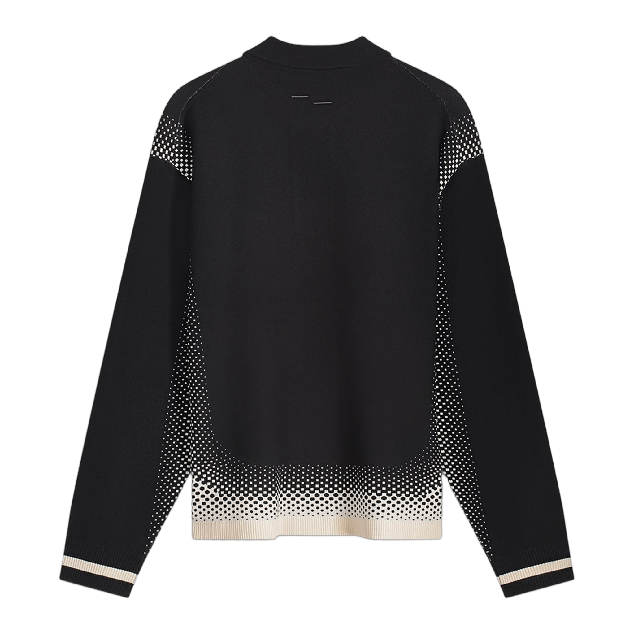 Knit Shirt Rugby Black