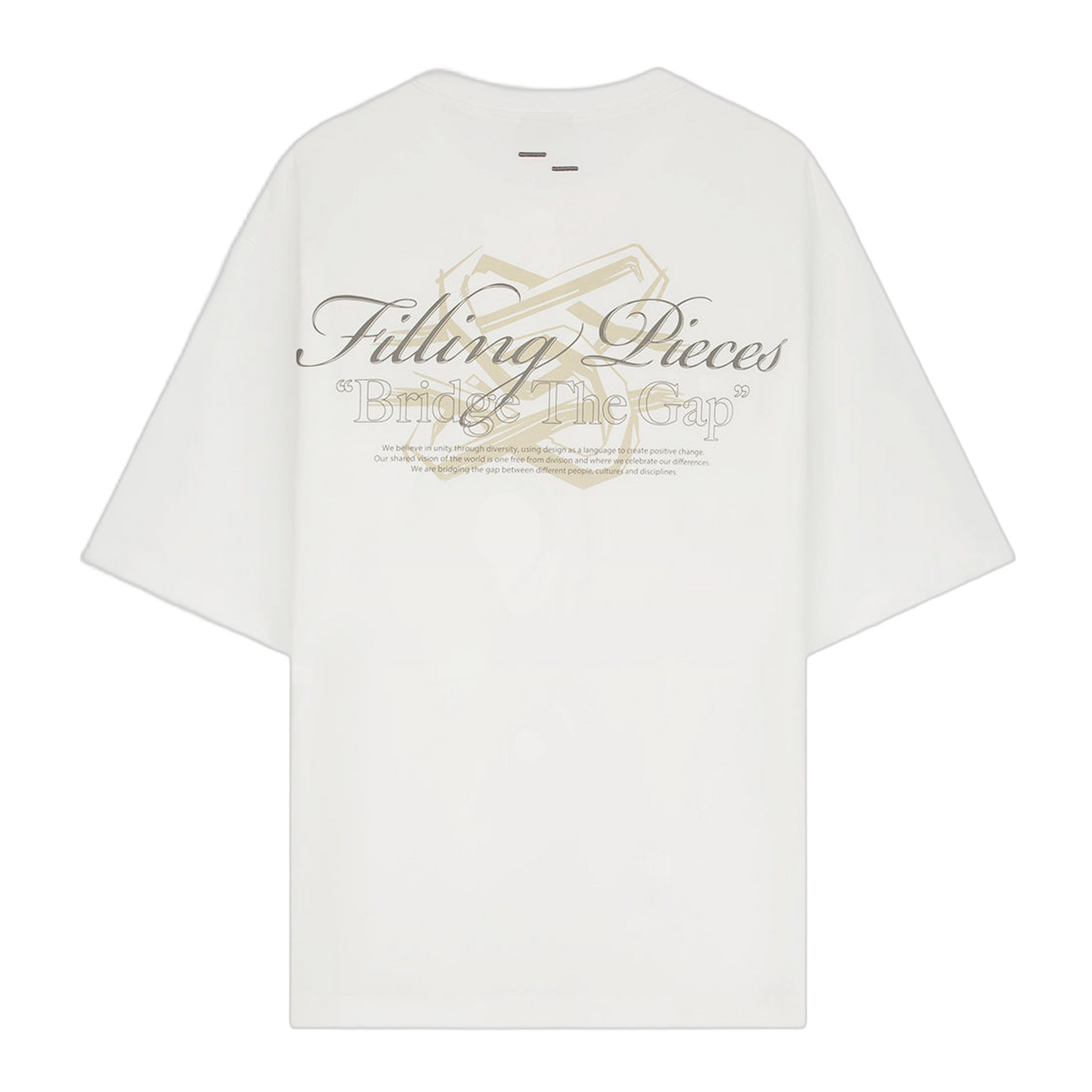 T-Shirt Boxy Bridge the Gap White