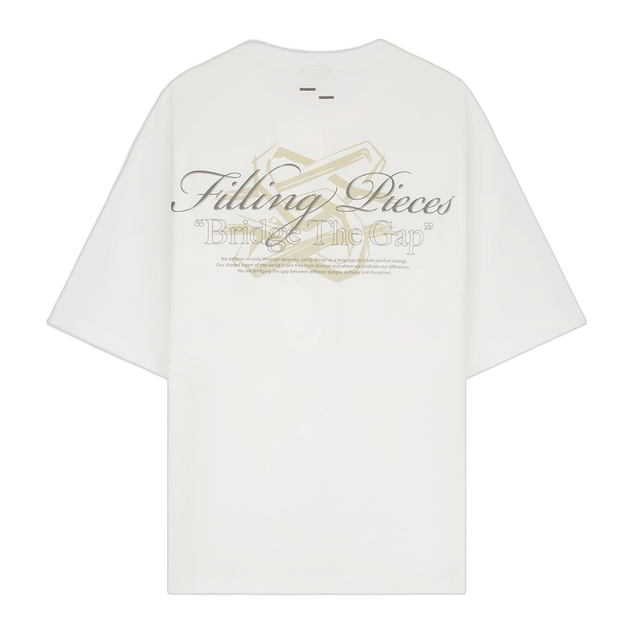 T-Shirt Boxy Bridge the Gap White