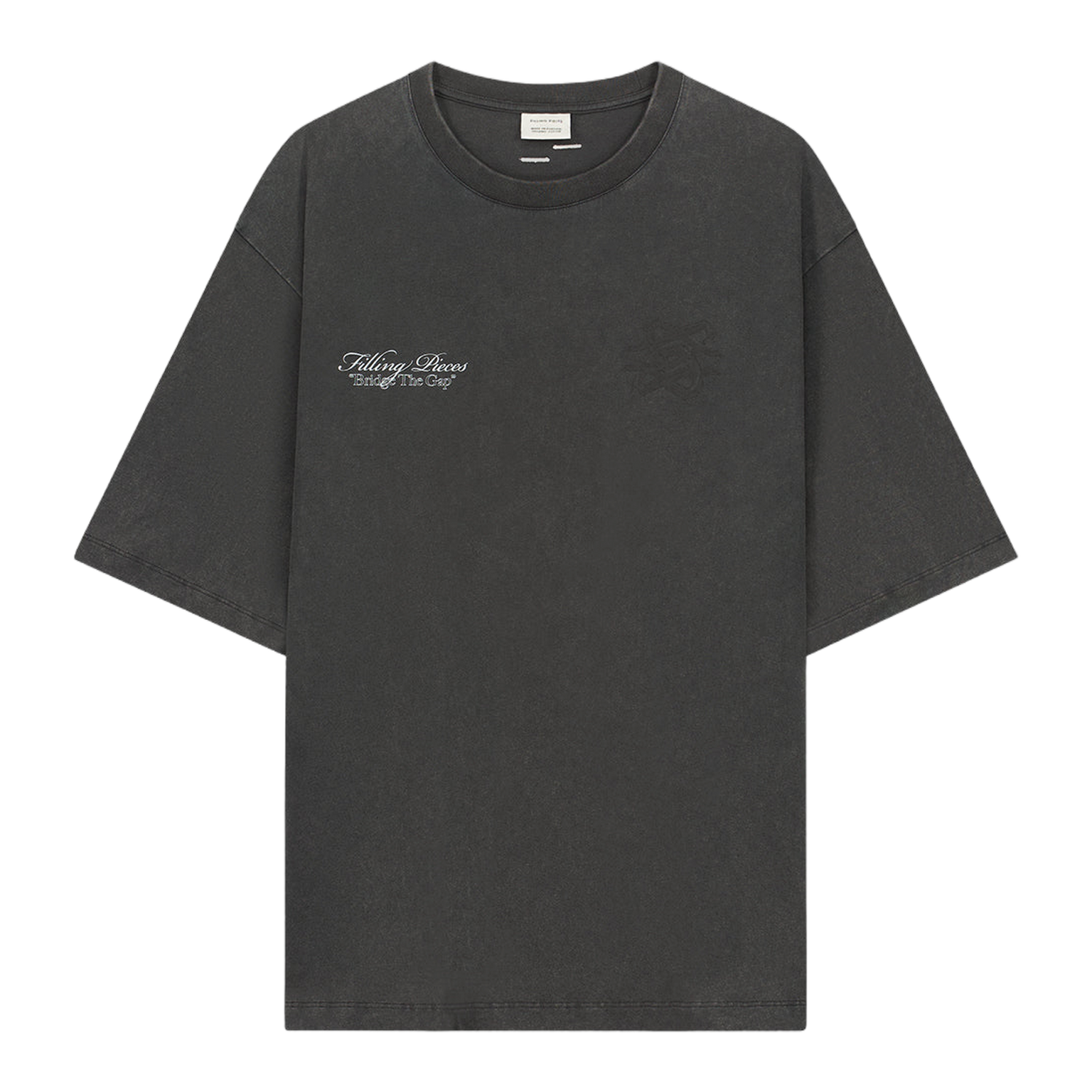 T-Shirt Boxy Bridge the Gap Vintage Black