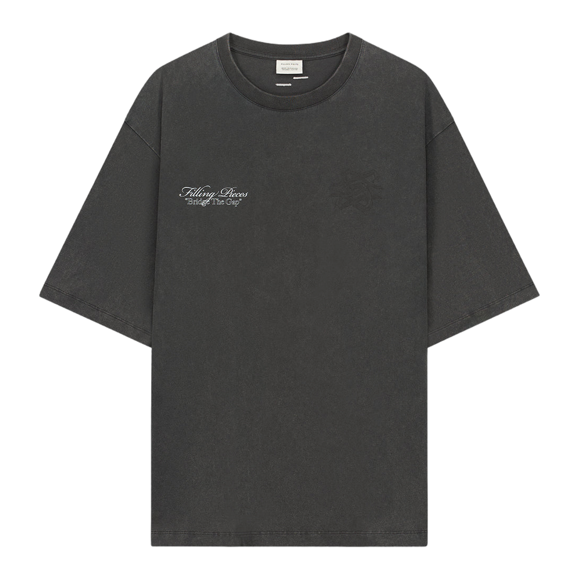 T-Shirt Boxy Bridge the Gap Vintage Black