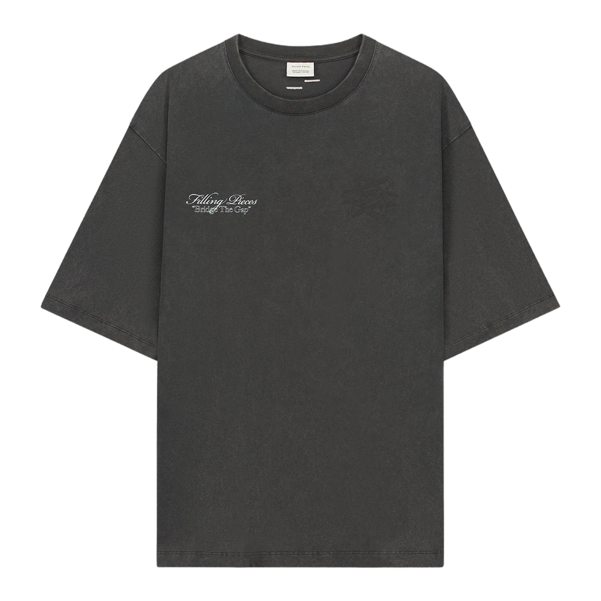 T-Shirt Boxy Bridge the Gap Vintage Black