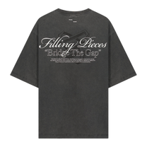 T-Shirt Boxy Bridge the Gap Vintage Black