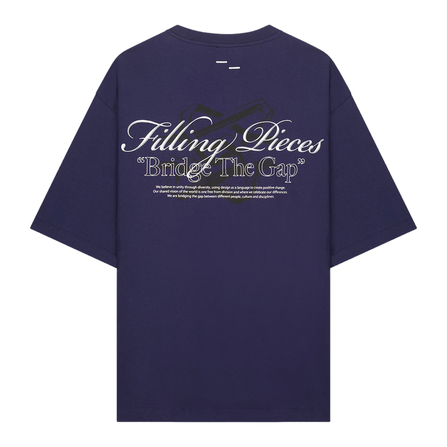 T-Shirt Boxy Bridge the Gap Maritime Blue