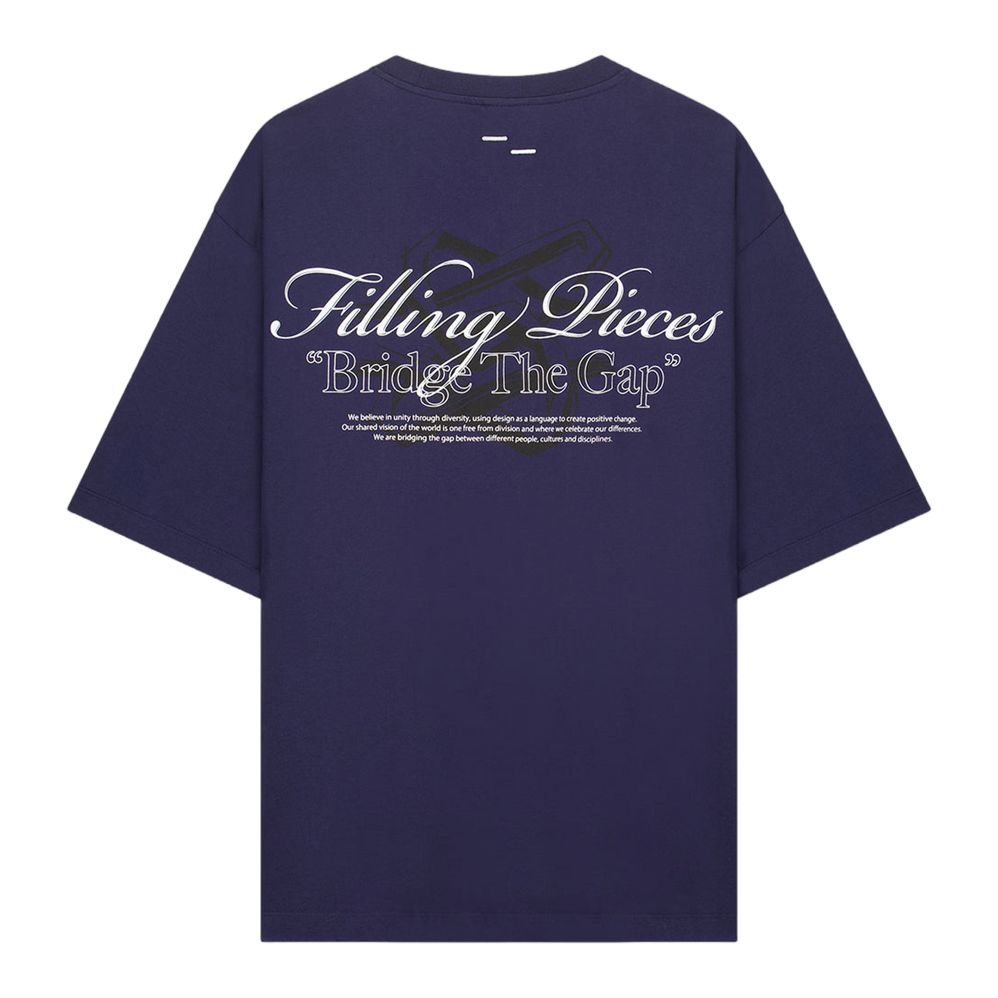 T-Shirt Boxy Bridge the Gap Maritime Blue