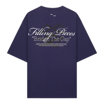 T-Shirt Boxy Bridge the Gap Maritime Blue