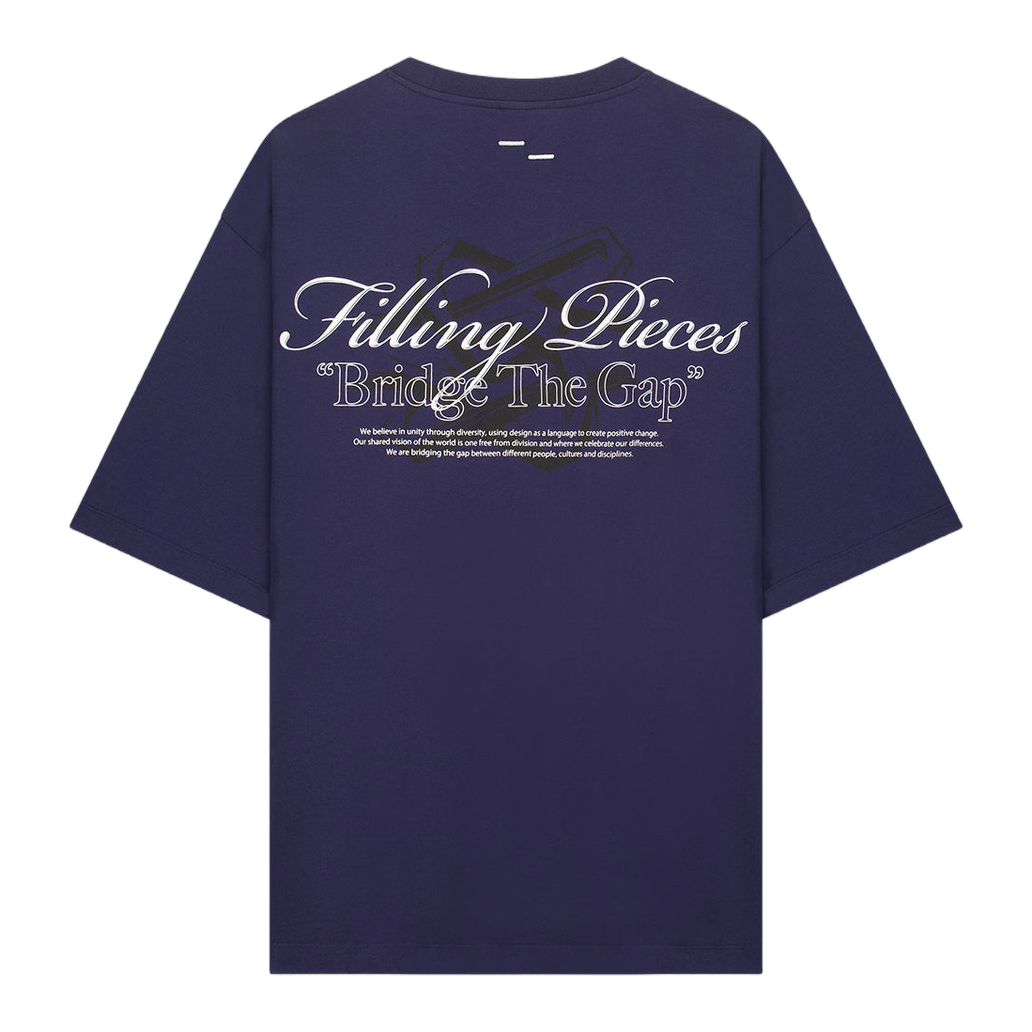 T-Shirt Boxy Bridge the Gap Maritime Blue