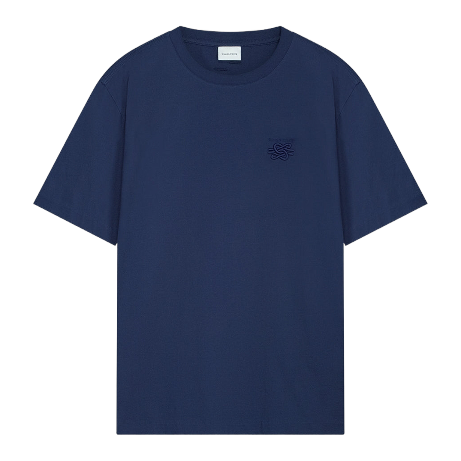 T-shirt Embroidered Knot Navy