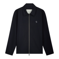 Coach Jacket Twill Wool Navy
