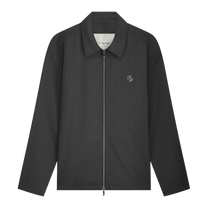 Coach Jacket Twill Wool Grey