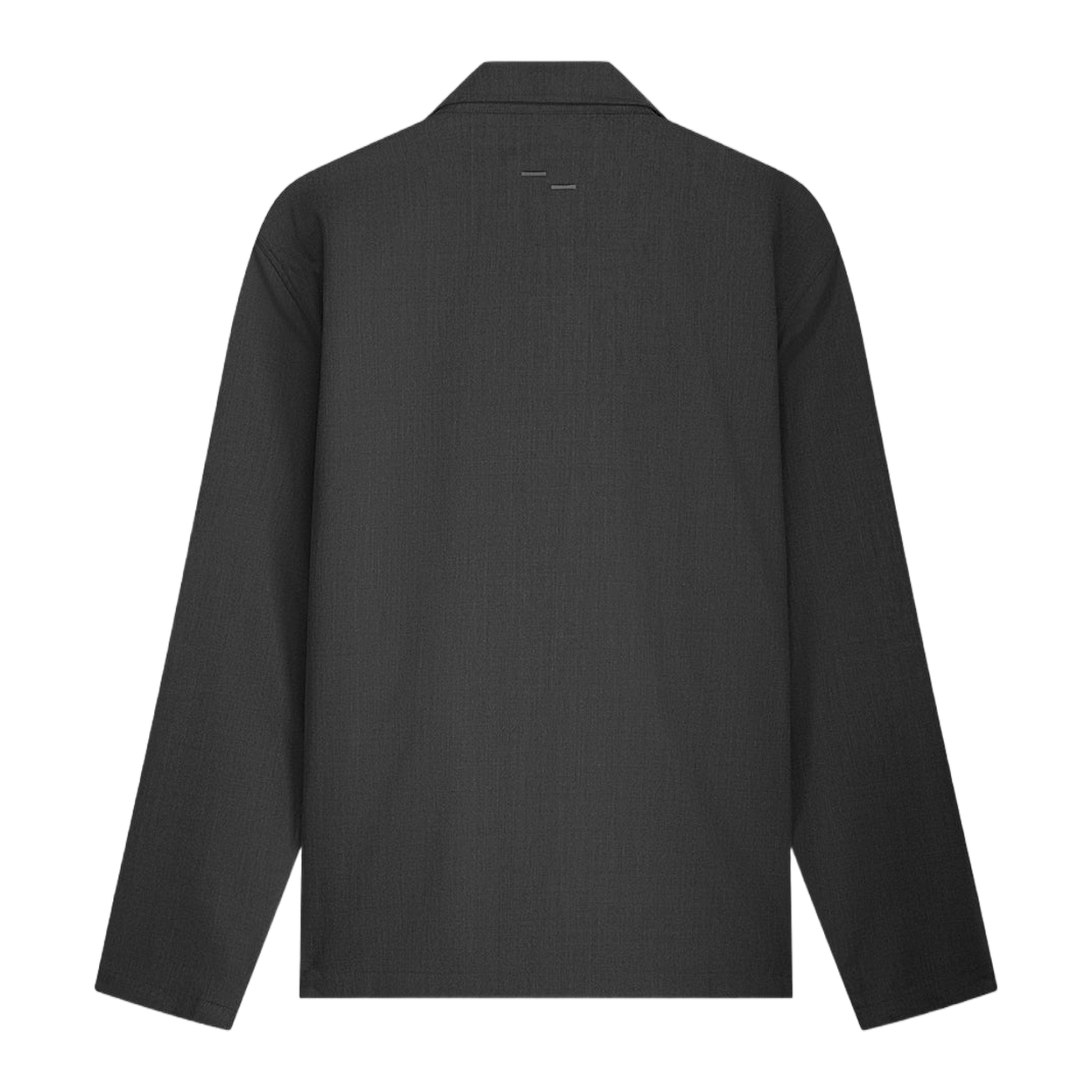 Coach Jacket Twill Wool Grey