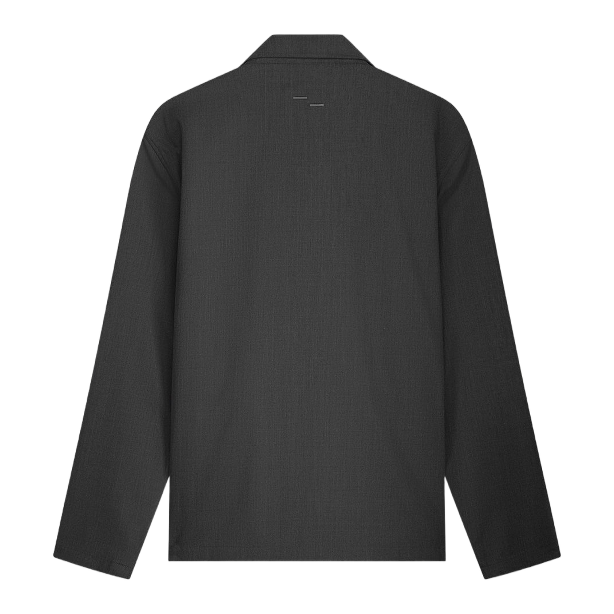 Coach Jacket Twill Wool Grey