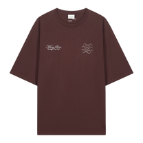 T-Shirt Boxy Bridge the Gap Bitter Chocolate