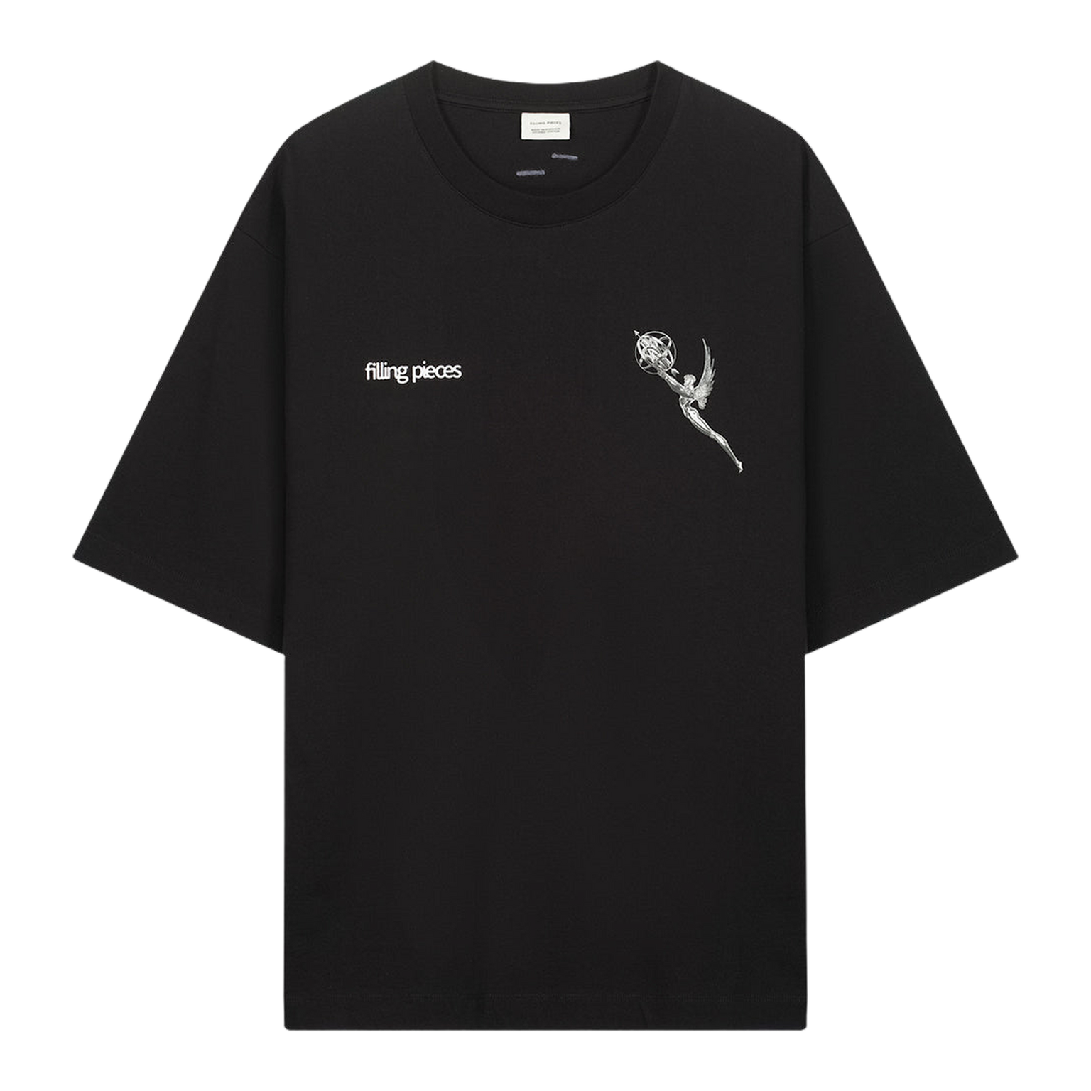 T-Shirt Boxy Chrome Trophy Black