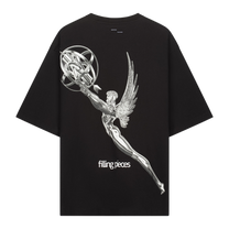 T-Shirt Boxy Chrome Trophy Black