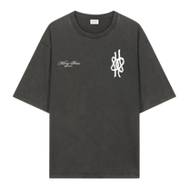 T-Shirt Boxy Film Strip Vintage Black