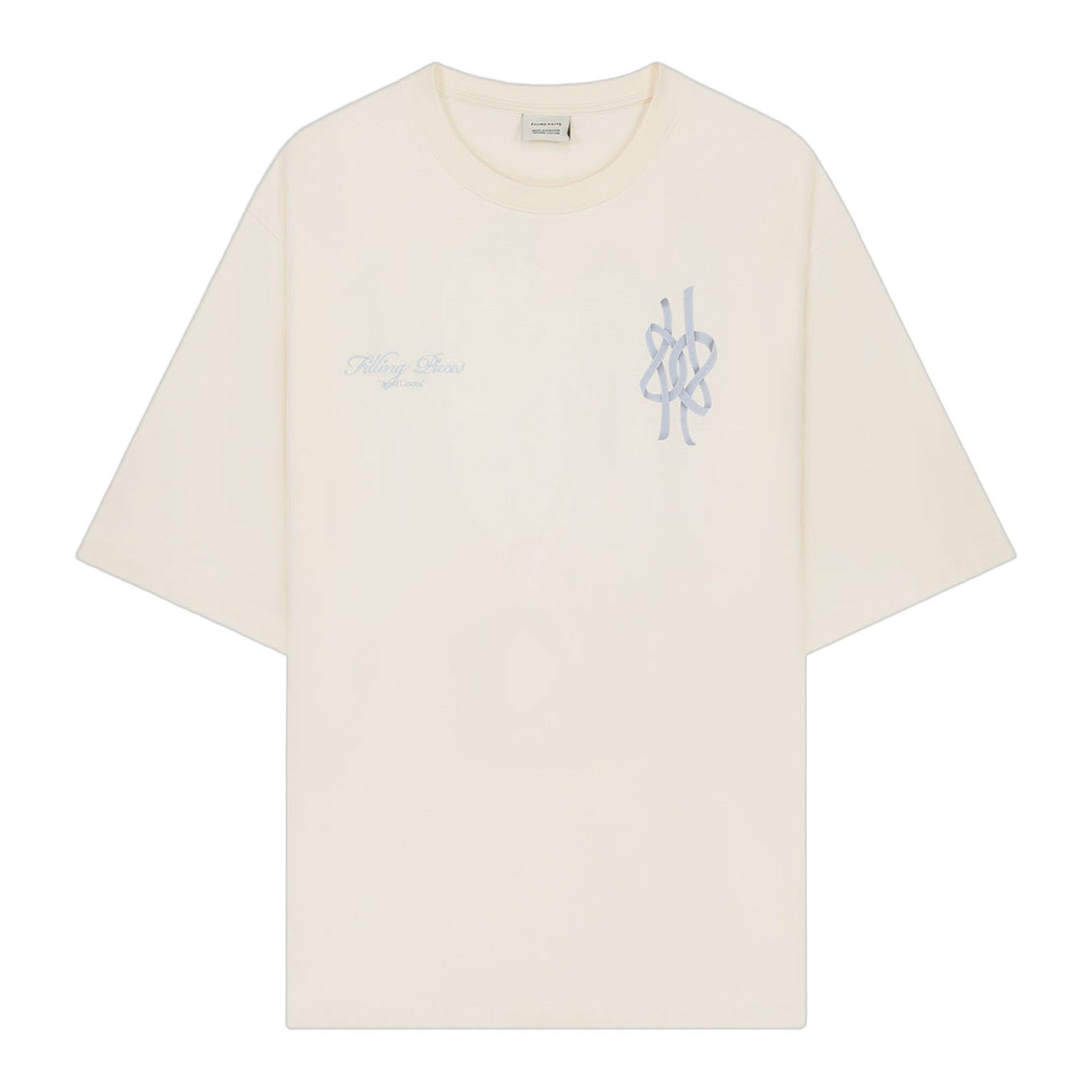 T-Shirt Boxy Film Strip Antique White