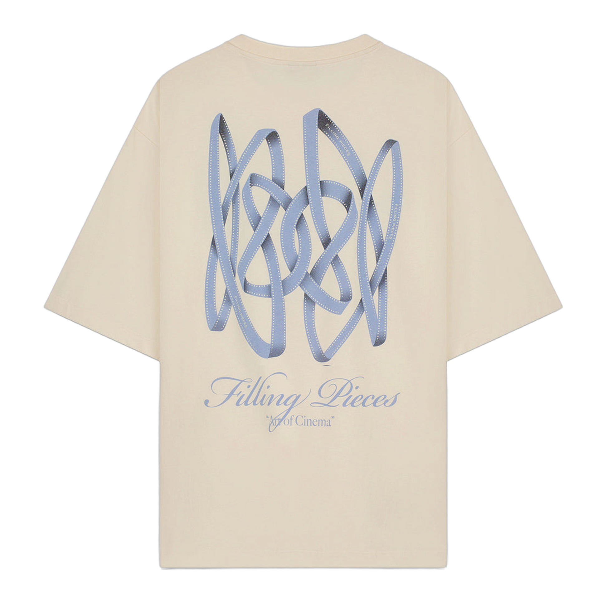 T-Shirt Boxy Film Strip Antique White