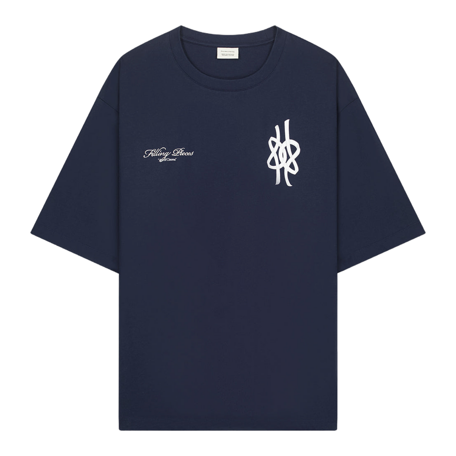 T-Shirt Boxy Film Strip Maritime Blue
