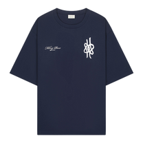 T-Shirt Boxy Film Strip Maritime Blue