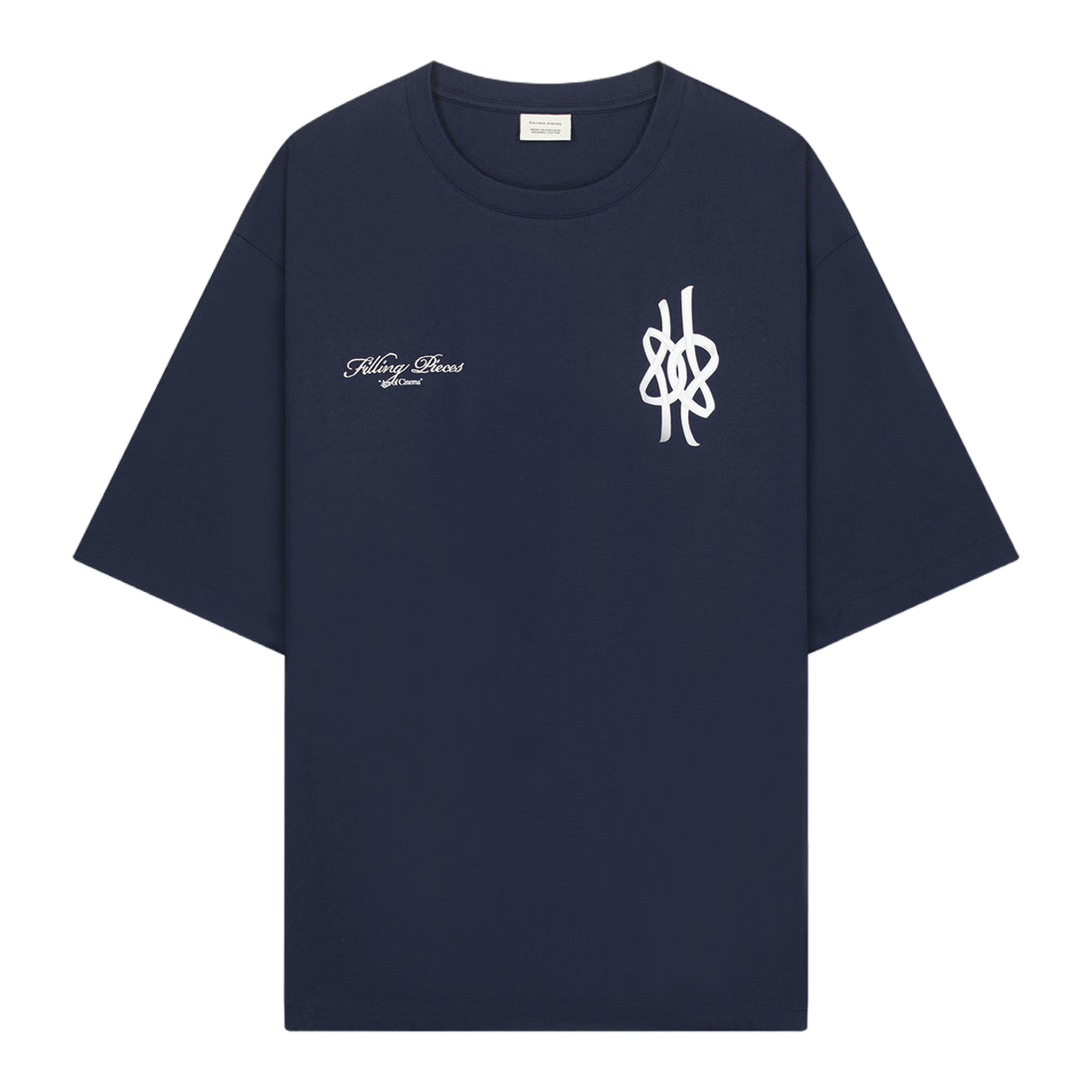 T-Shirt Boxy Film Strip Maritime Blue