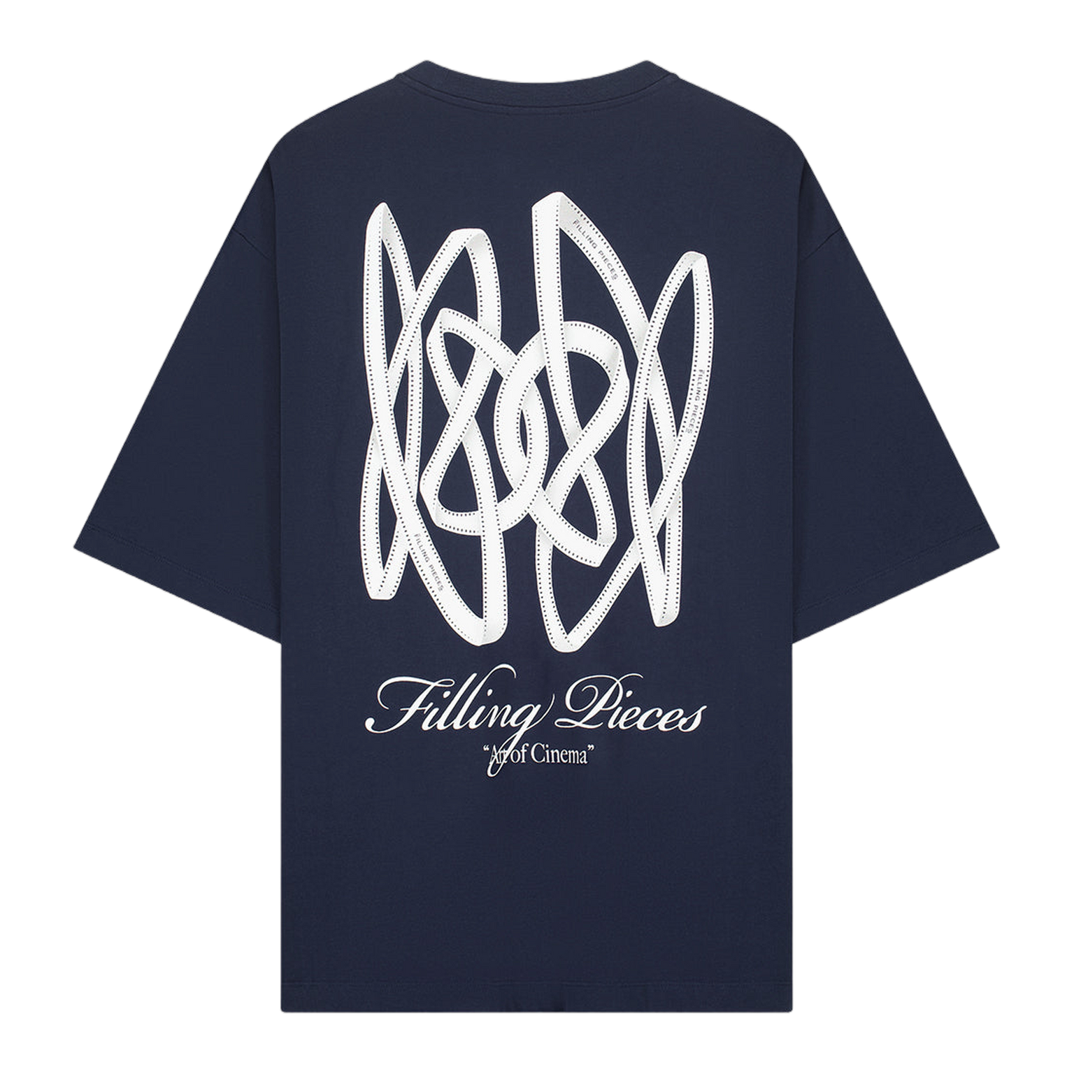 T-Shirt Boxy Film Strip Maritime Blue