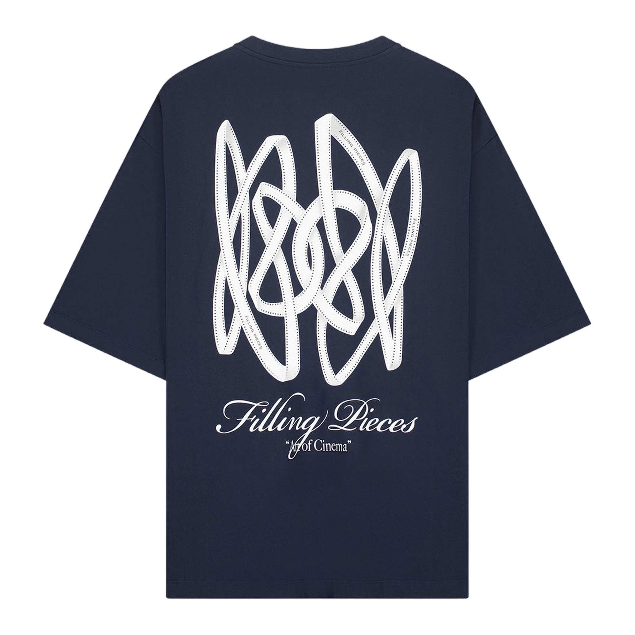 T-Shirt Boxy Film Strip Maritime Blue