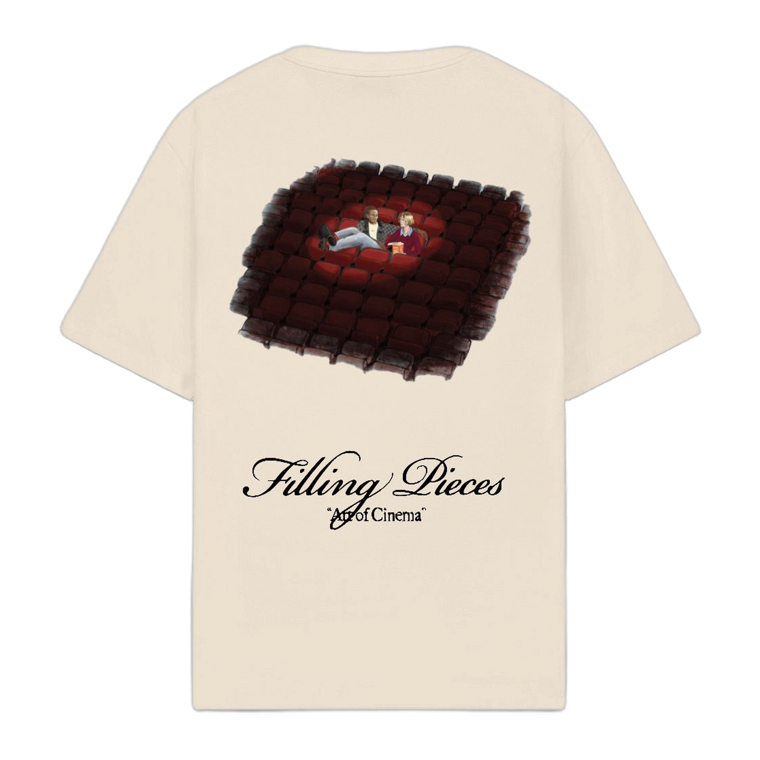 T-Shirt Cinema Antique White
