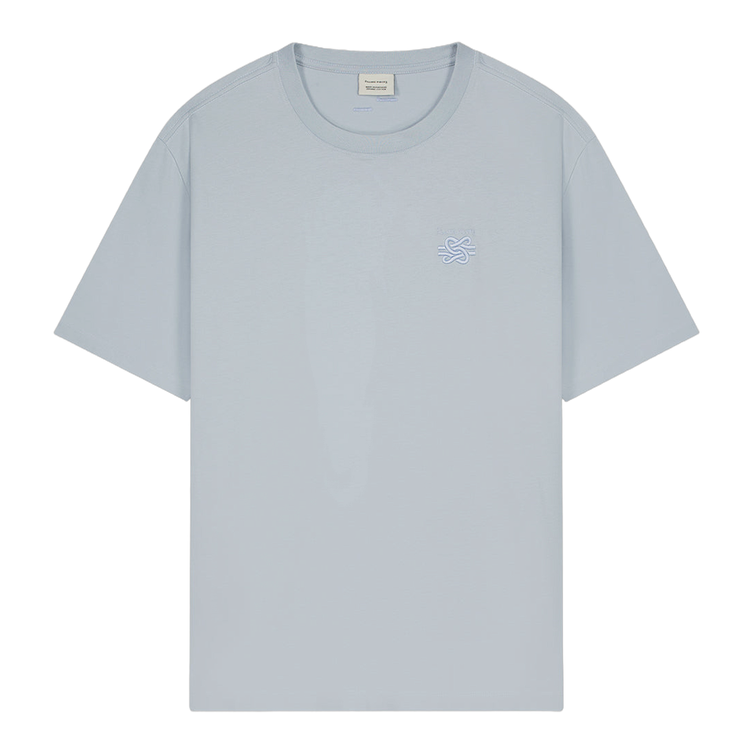 T-Shirt Embroidered Knot Celestial Blue