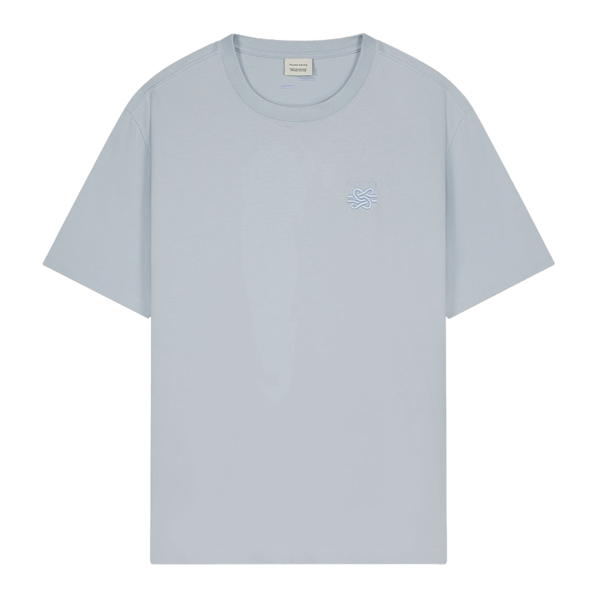 T-Shirt Embroidered Knot Celestial Blue
