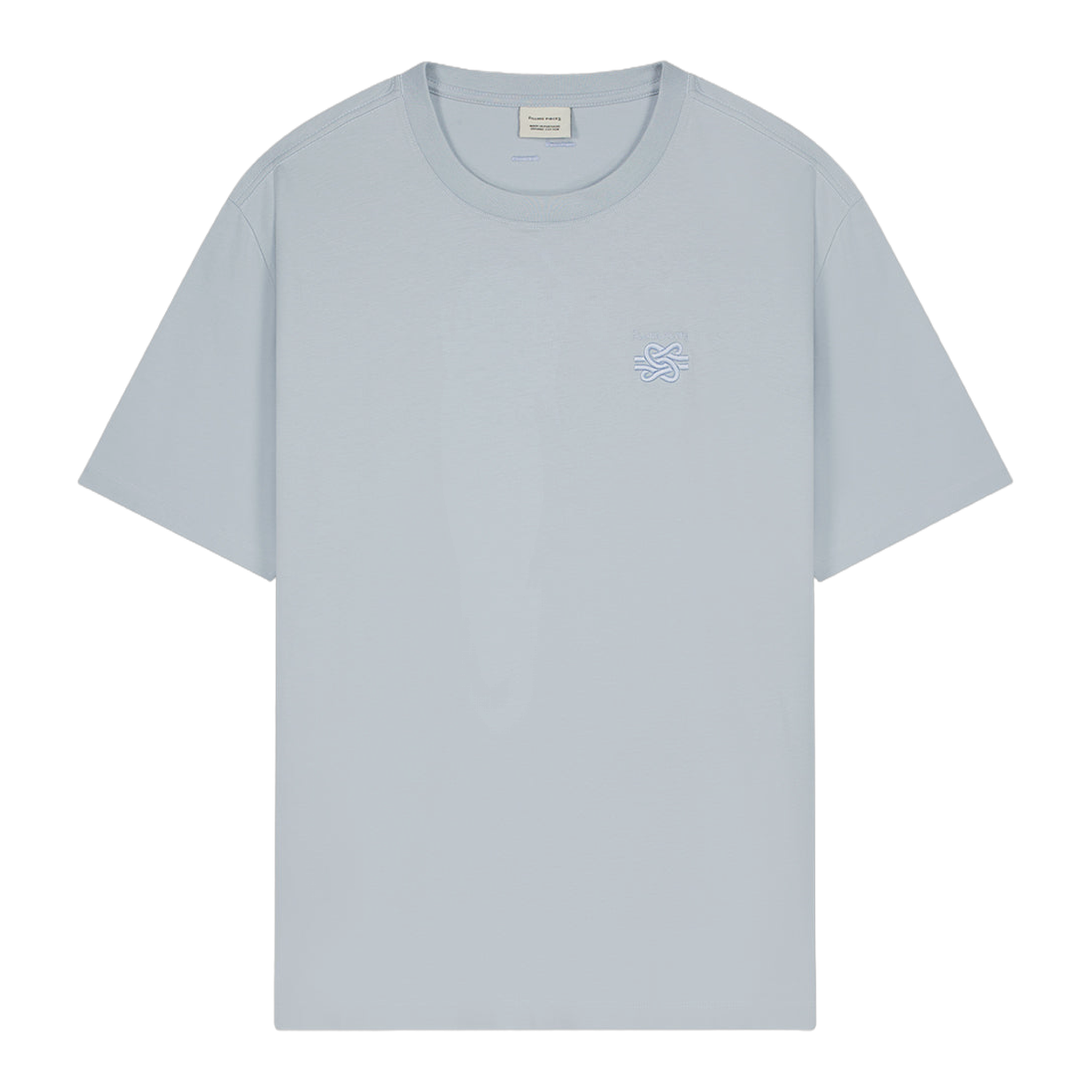 T-Shirt Embroidered Knot Celestial Blue