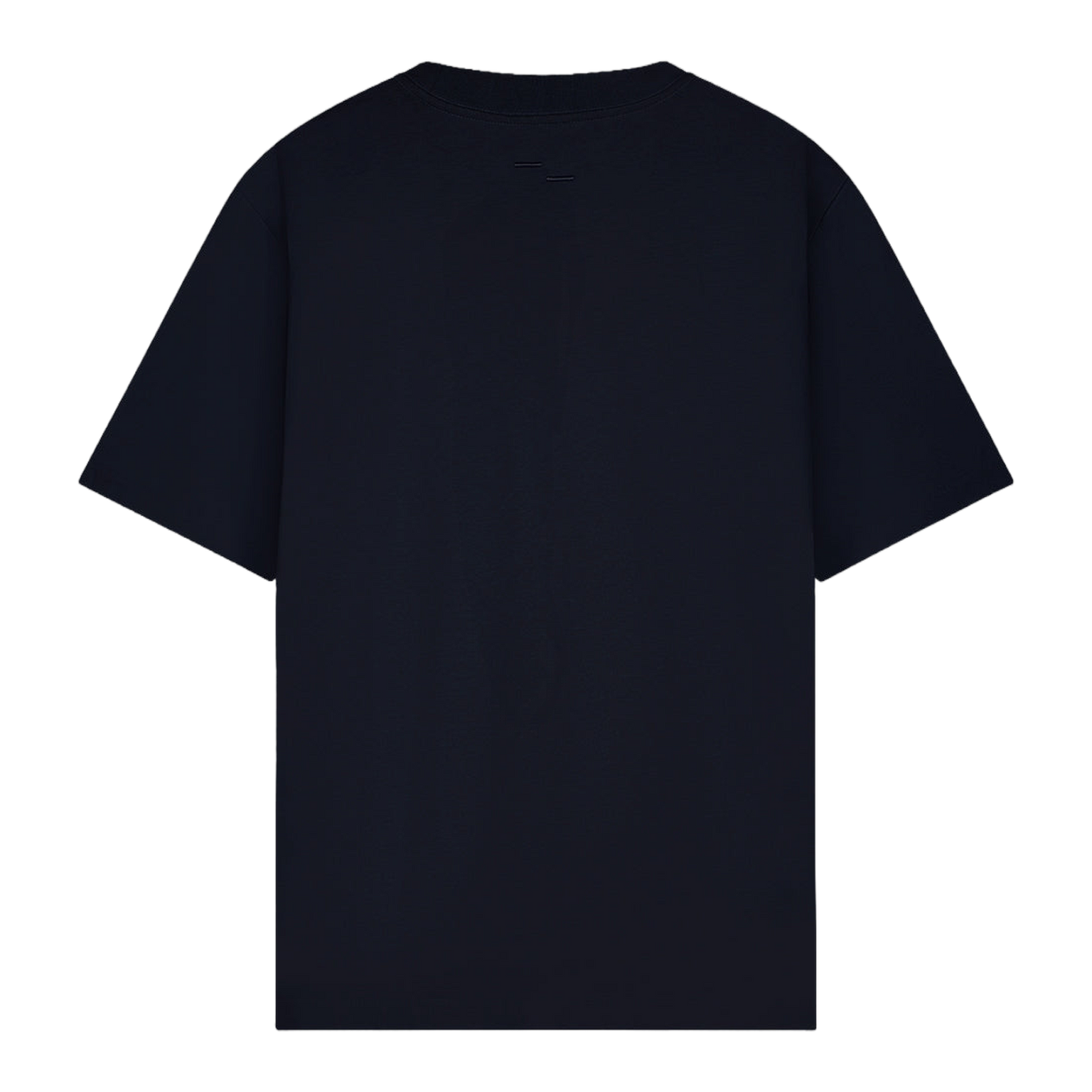 T-Shirt Embroidered Knot Melange Navy