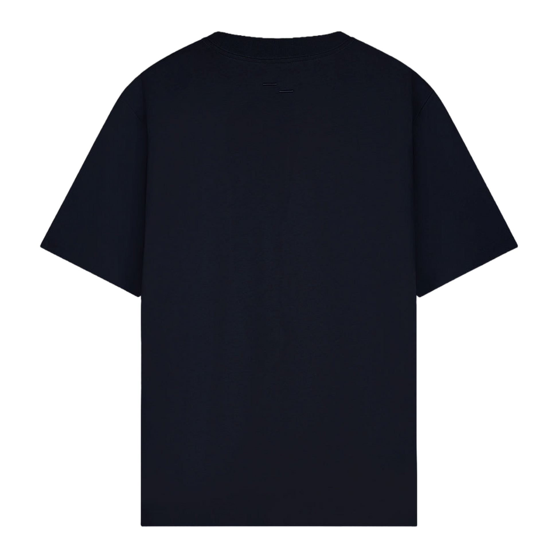T-Shirt Embroidered Knot Melange Navy