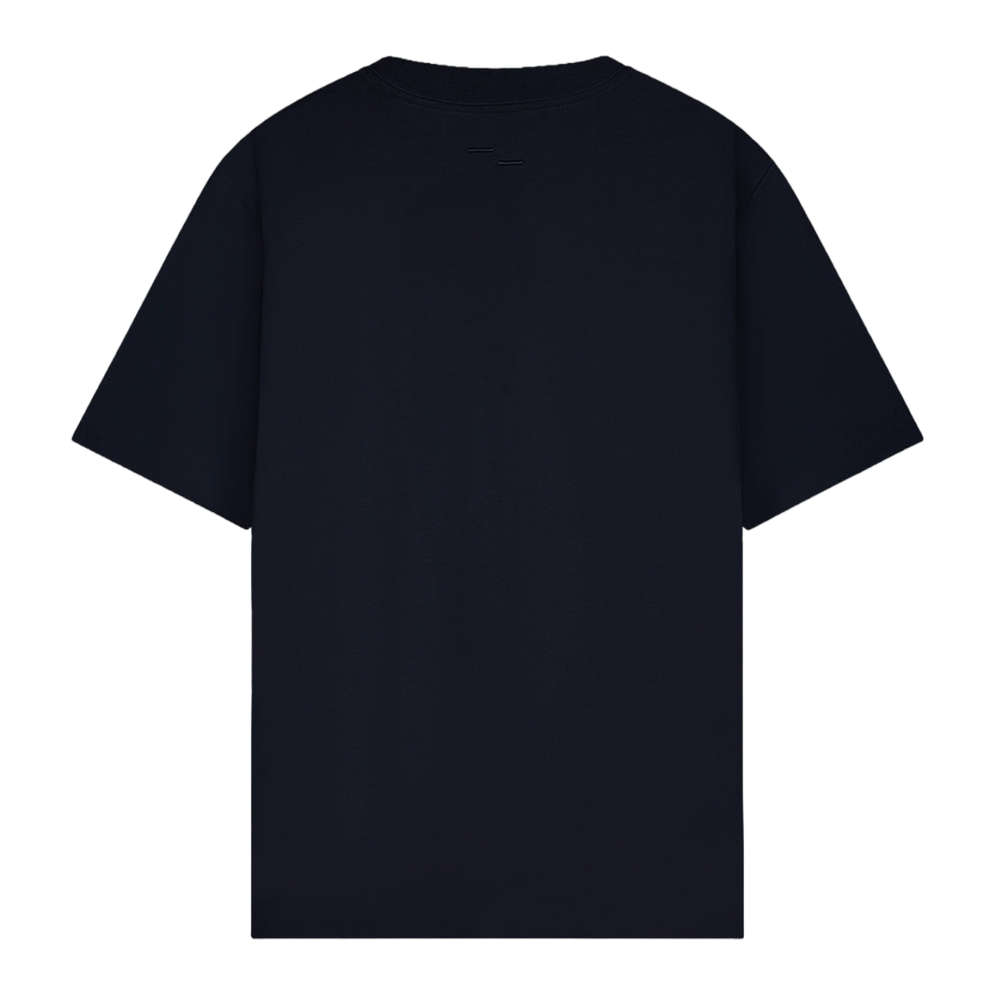 T-Shirt Embroidered Knot Melange Navy