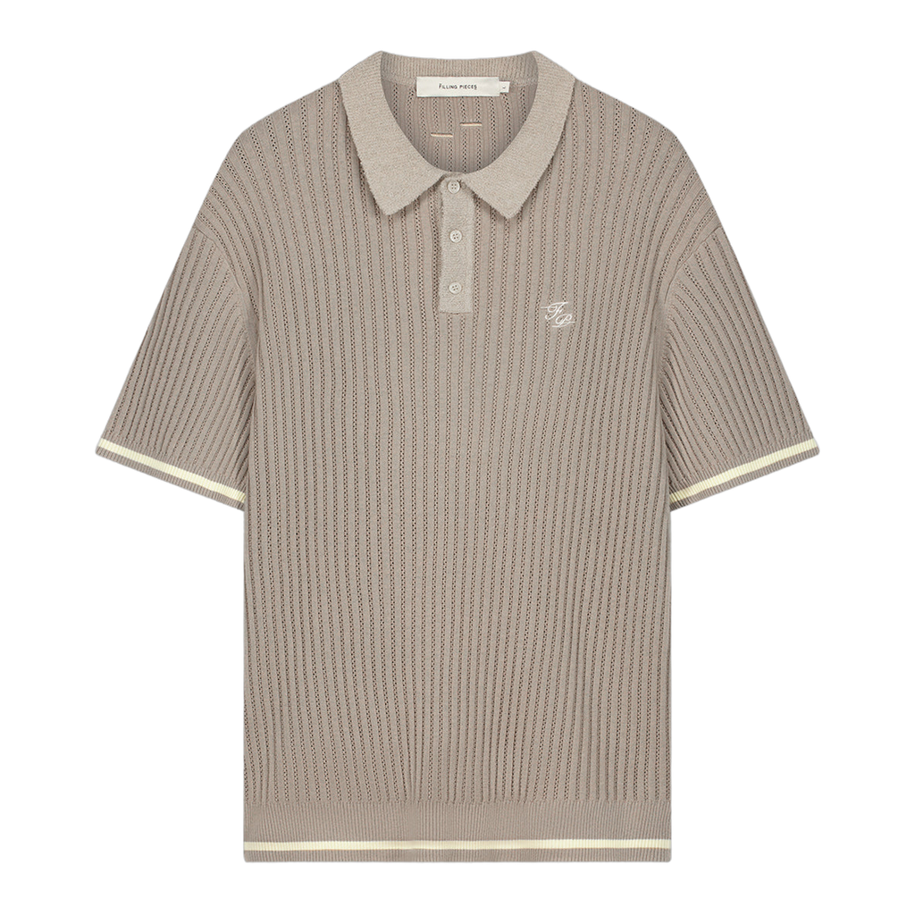 Knit Polo Boucle Pure