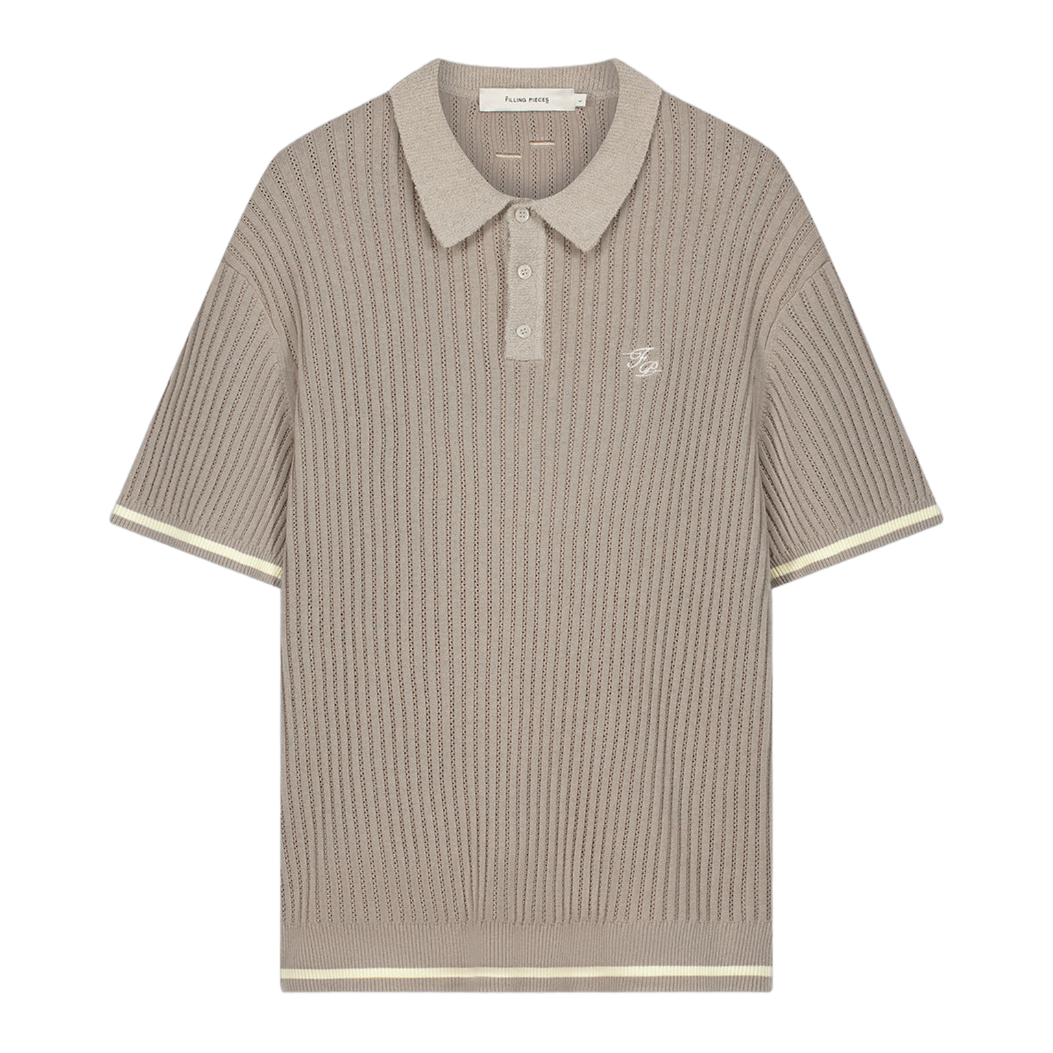 Knit Polo Boucle Pure
