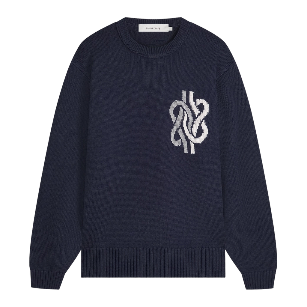 Knit Sweater Knot Navy