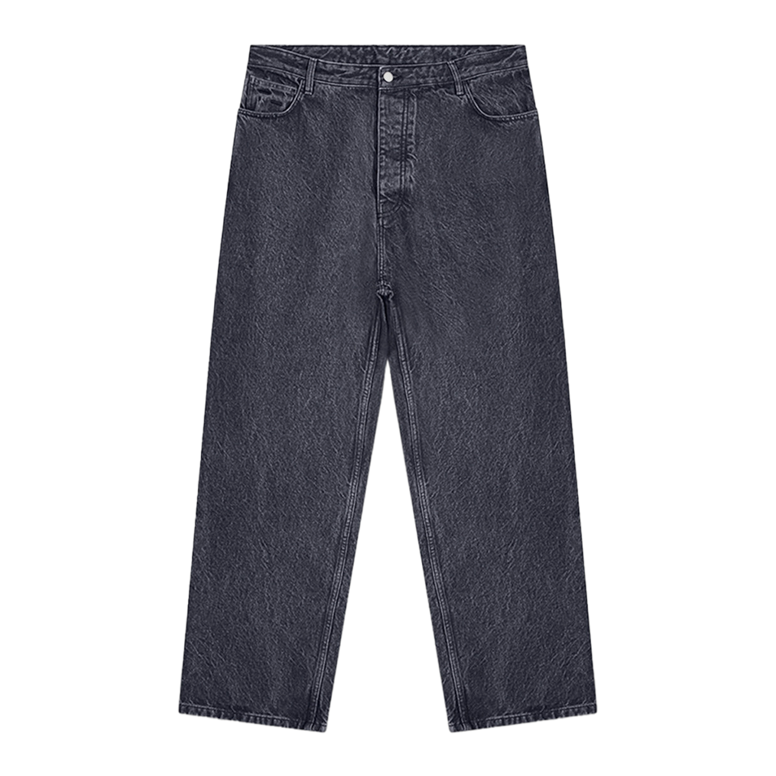 Denim Pants Washed Black