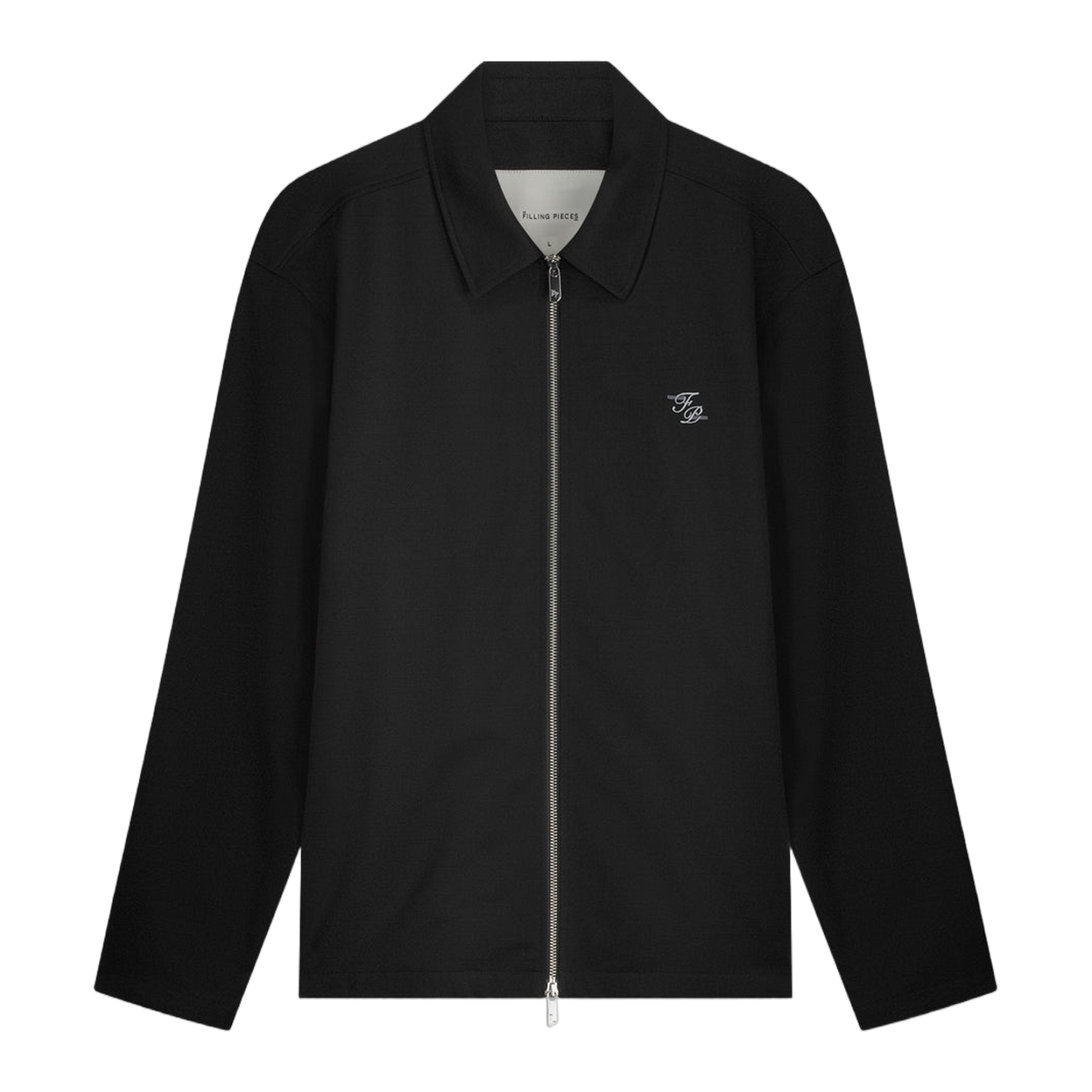 Coach Jacket Twill Wool Black