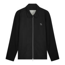 Coach Jacket Twill Wool Black